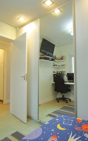 Apartamento à venda com 123m², 3 quartos e 2 vagasQuarto 2