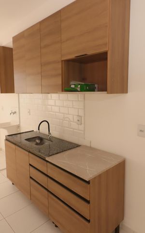 Apartamento para alugar com 45m², 2 quartos e 1 vagaCozinha e Área de Serviço
