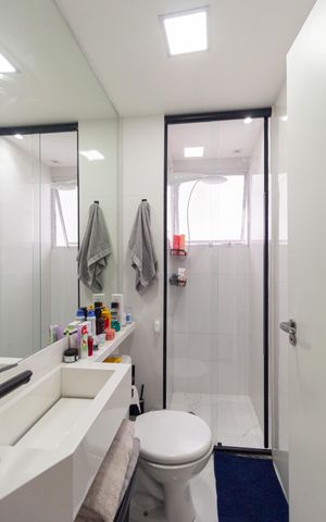 Apartamento à venda com 43m², 2 quartos e sem vaga Apartamento à venda com 43m², 2 quartos e sem vagaBanheiro