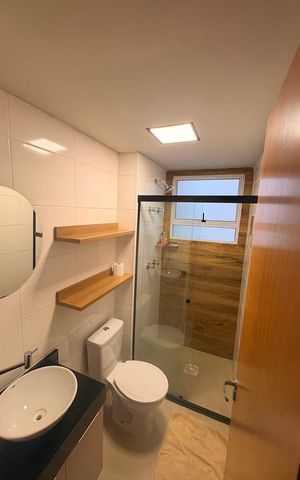 Apartamento para alugar com 55m², 2 quartos e 1 vaga Apartamento para alugar com 55m², 2 quartos e 1 vagaBanheiro