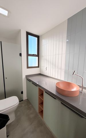 Apartamento para alugar com 75m², 1 quarto e 1 vagaBanheiro da Suíte