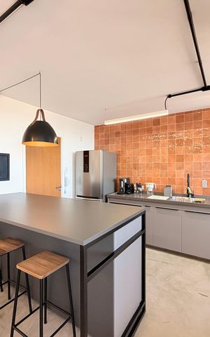 Apartamento para alugar com 75m², 1 quarto e 1 vagaCozinha com área de serviço