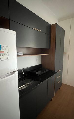 Studio para alugar com 29m², 1 quarto e sem vaga Studio para alugar com 29m², 1 quarto e sem vagaSala/cozinha