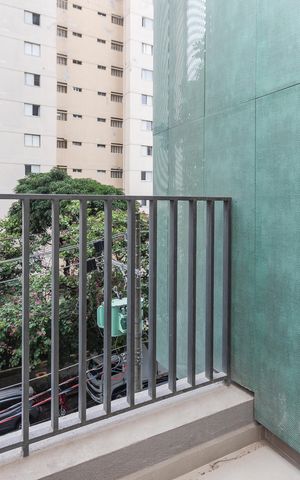 Apartamento à venda com 31m², 1 quarto e 1 vaga Apartamento à venda com 31m², 1 quarto e 1 vagaVaranda