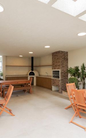 Apartamento à venda com 59m², 2 quartos e 1 vagaChurrasqueira