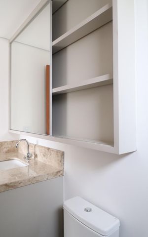 Apartamento para alugar com 95m², 3 quartos e 2 vagasBanheiro do Quarto 3