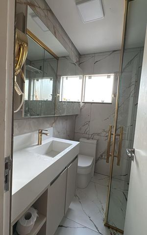 Apartamento para alugar com 100m², 2 quartos e 1 vaga Apartamento para alugar com 100m², 2 quartos e 1 vagaBanheiro 1