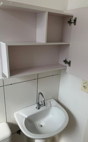 Apartamento para alugar com 58m², 1 quarto e 1 vaga Apartamento para alugar com 58m², 1 quarto e 1 vagaBanheiro