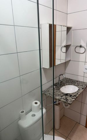 Apartamento para alugar com 58m², 1 quarto e 1 vaga Apartamento para alugar com 58m², 1 quarto e 1 vagaBanheiro