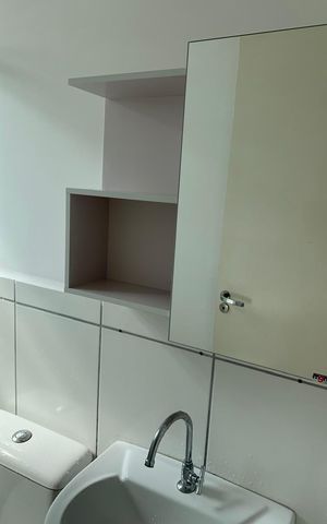 Apartamento para alugar com 58m², 1 quarto e 1 vaga Apartamento para alugar com 58m², 1 quarto e 1 vagaBanheiro