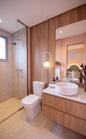 Apartamento à venda com 121m², 3 quartos e 2 vagas Apartamento à venda com 121m², 3 quartos e 2 vagasBanheiro