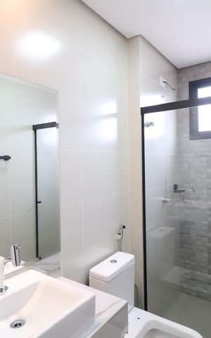 Apartamento para alugar com 101m², 3 quartos e 2 vagasBanheiro Social