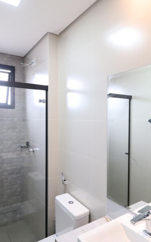 Apartamento para alugar com 101m², 3 quartos e 2 vagasBanheiro do Quarto 3