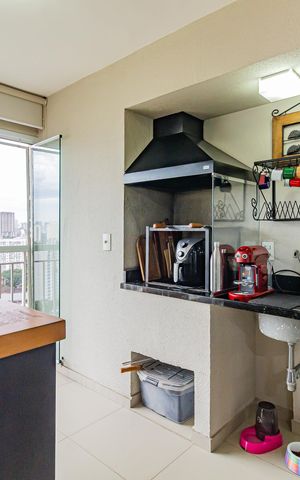Apartamento à venda com 100m², 2 quartos e 2 vagas Apartamento à venda com 100m², 2 quartos e 2 vagasVaranda gourmet