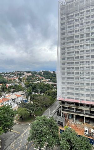Studio para alugar com 25m², 1 quarto e sem vaga Studio para alugar com 25m², 1 quarto e sem vagaVista da varanda