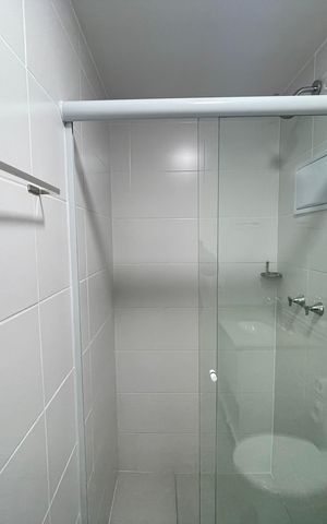 Studio para alugar com 25m², 1 quarto e sem vaga Studio para alugar com 25m², 1 quarto e sem vagaBanheiro