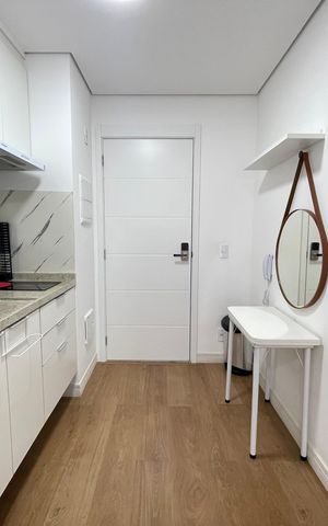 Studio para alugar com 25m², 1 quarto e sem vaga Studio para alugar com 25m², 1 quarto e sem vagaCozinha