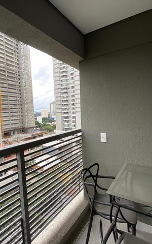 Studio para alugar com 26m², 1 quarto e sem vaga