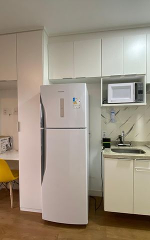 Studio para alugar com 26m², 1 quarto e sem vaga