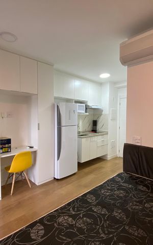 Studio para alugar com 26m², 1 quarto e sem vaga