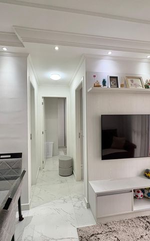 Apartamento à venda com 45m², 2 quartos e 1 vaga Apartamento à venda com 45m², 2 quartos e 1 vagaSala