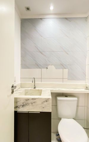Apartamento à venda com 74m², 2 quartos e 1 vaga Apartamento à venda com 74m², 2 quartos e 1 vagaBanheiro