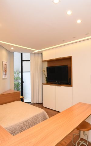 Studio à venda com 27m², 1 quarto e sem vagaStudio