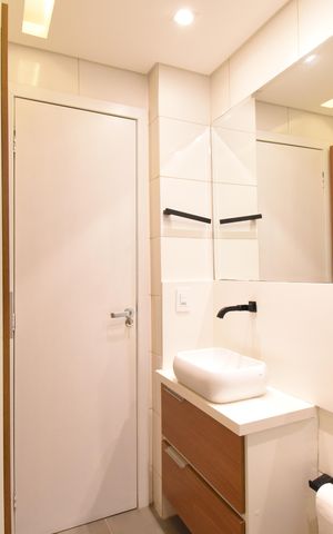 Studio à venda com 27m², 1 quarto e sem vagaBanheiro do Studio