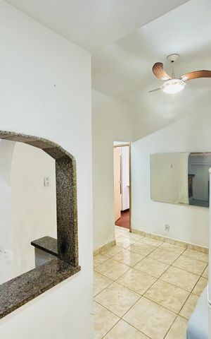 Apartamento para alugar com 38m², 1 quarto e sem vaga