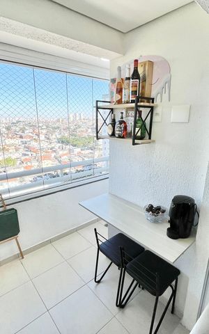 Apartamento à venda com 53m², 2 quartos e 2 vagas Apartamento à venda com 53m², 2 quartos e 2 vagasVaranda da Sala