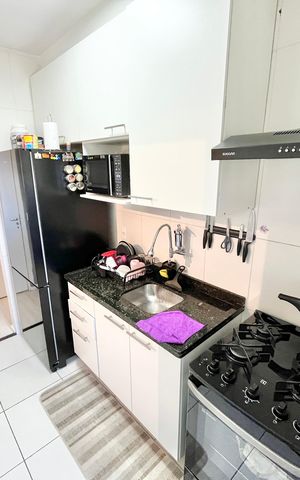 Apartamento à venda com 53m², 2 quartos e 2 vagas Apartamento à venda com 53m², 2 quartos e 2 vagasCozinha