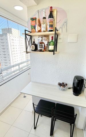Apartamento à venda com 53m², 2 quartos e 2 vagas Apartamento à venda com 53m², 2 quartos e 2 vagasVaranda da Sala