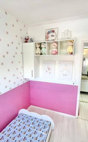 Apartamento à venda com 53m², 2 quartos e 2 vagas Apartamento à venda com 53m², 2 quartos e 2 vagasQuarto 2