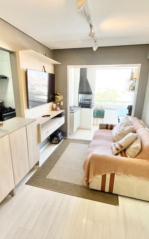 Apartamento à venda com 53m², 2 quartos e 2 vagas Apartamento à venda com 53m², 2 quartos e 2 vagasSala