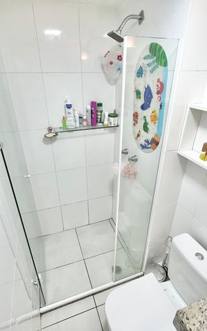 Apartamento à venda com 53m², 2 quartos e 2 vagas Apartamento à venda com 53m², 2 quartos e 2 vagasBanheiro