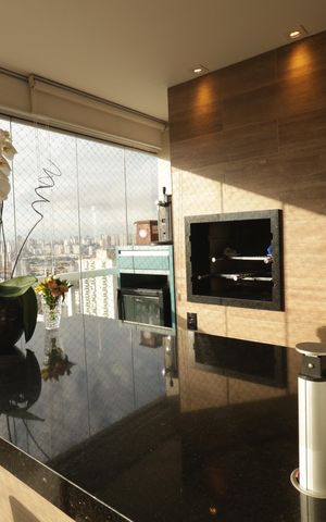 Apartamento à venda com 127m², 3 quartos e 2 vagasChurrasqueira