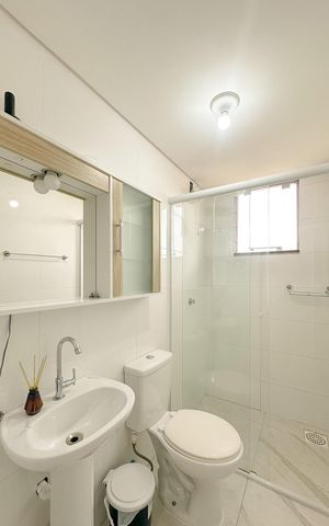 Apartamento para alugar com 73m², 2 quartos e 1 vagaBanheiro da Suíte