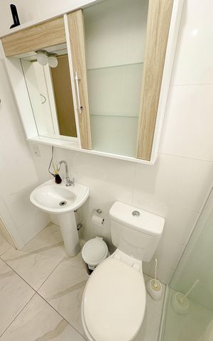 Apartamento para alugar com 73m², 2 quartos e 1 vagaBanheiro da Suíte