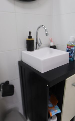 Apartamento para alugar com 27m², 1 quarto e sem vagaBanheiro da Suíte