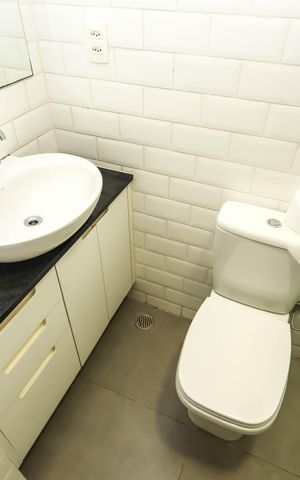 Studio para alugar com 26m², 1 quarto e sem vagaBanheiro