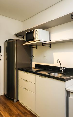 Studio para alugar com 26m², 1 quarto e sem vagaQuarto/Sala e Cozinha