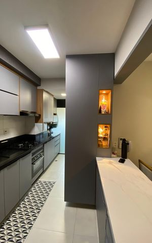Apartamento à venda com 88m², 3 quartos e 2 vagasCozinha