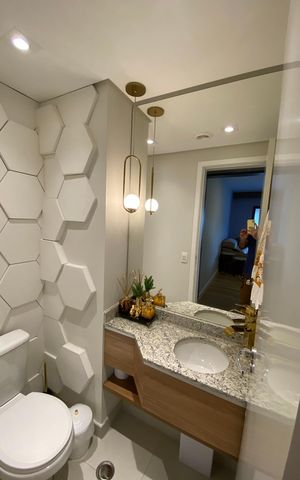Apartamento à venda com 88m², 3 quartos e 2 vagasBanheiro