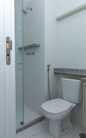 Apartamento para alugar com 47m², 2 quartos e sem vagaBanheiro