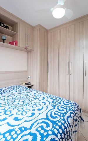 Apartamento à venda com 60m², 2 quartos e 1 vagaQuarto 2