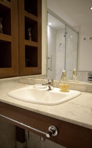 Apartamento para alugar com 132m², 2 quartos e 4 vagasBanheiro da Suíte 1