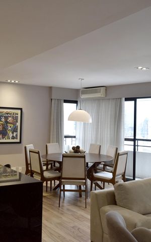 Apartamento para alugar com 132m², 2 quartos e 4 vagasSala