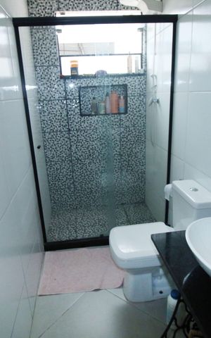 Casa à venda com 269m², 4 quartos e 4 vagasBanheiro da Suíte - Anexo