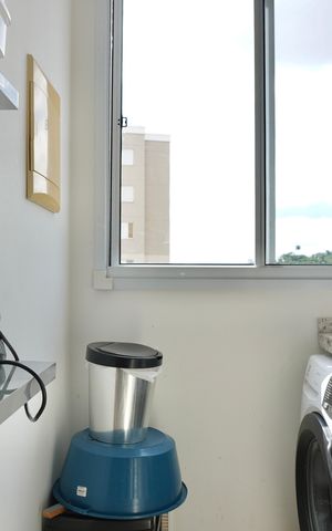 Apartamento à venda com 62m², 2 quartos e 1 vagaCozinha e Área de Serviço
