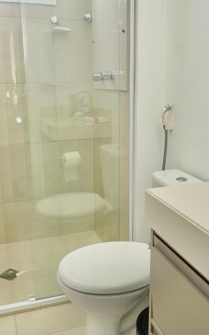 Apartamento à venda com 62m², 2 quartos e 1 vagaBanheiro Social